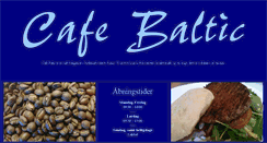 Desktop Screenshot of cafebaltic.dk